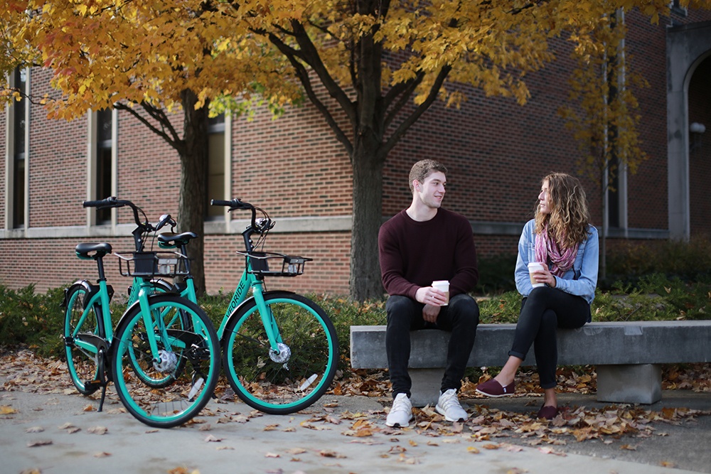 ofo bikes on campus